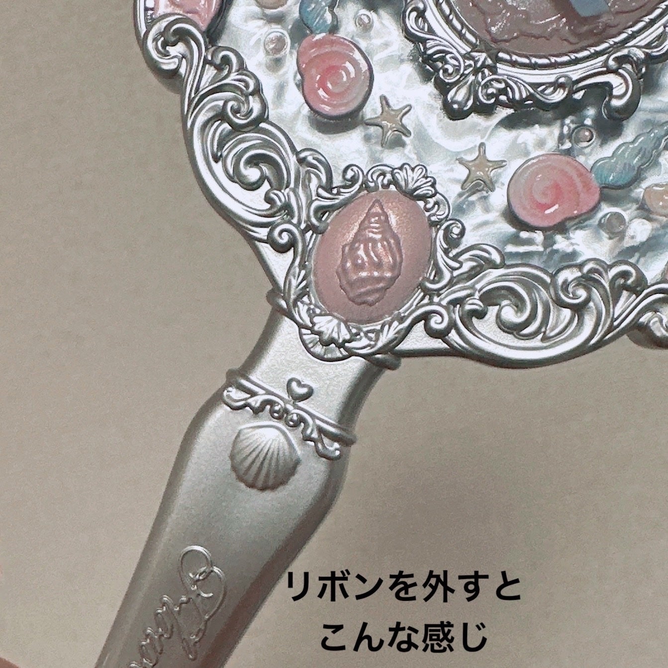 シェルズジュエルコレクション ハンドミラー/FlowerKnows/その他化粧小物を使ったクチコミ(5枚目)