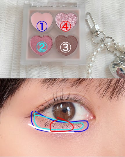 ぷくぷく涙袋パレット/MilleFée/アイシャドウパレットを使ったクチコミ(5枚目)