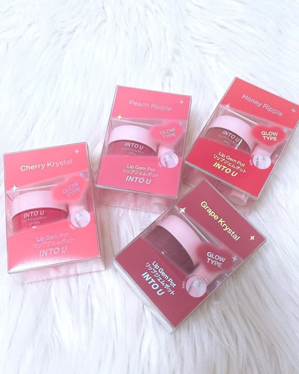 INTO U リップジェムポット&シリコンブラシセット/INTO U/その他キットセットを使ったクチコミ(8枚目)