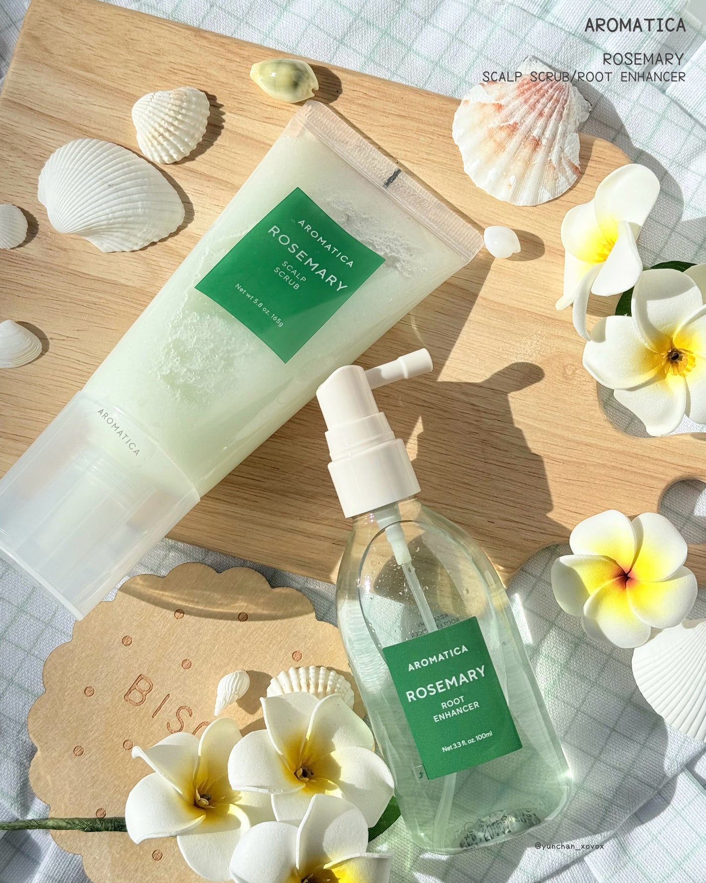 ローズマリー スカルプ スクラブ/AROMATICA/ヘッドスクラブを使ったクチコミ(2枚目)