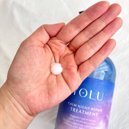 カームナイトリペアシャンプー/トリートメント/YOLU/シャンプー・コンディショナーを使ったクチコミ(4枚目)