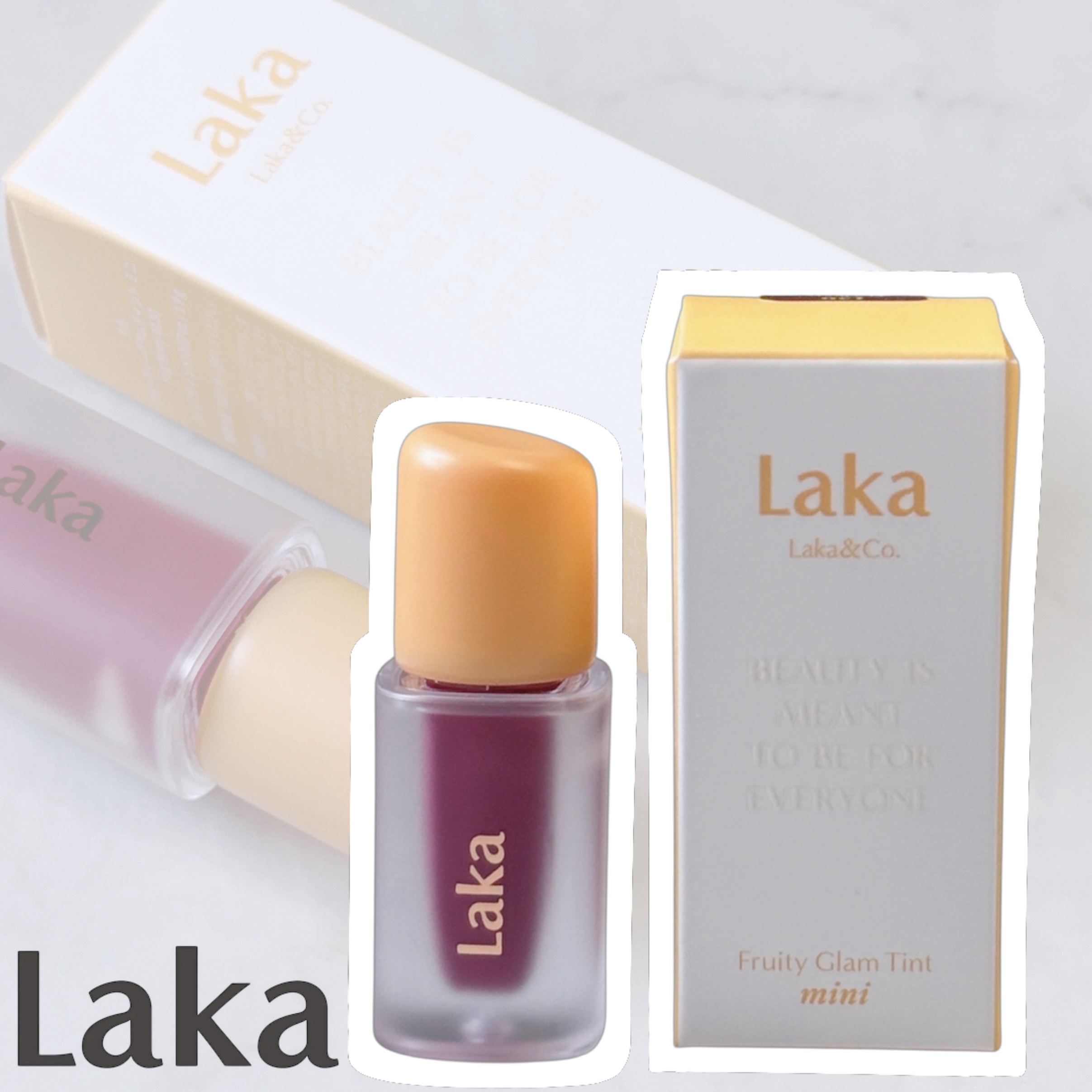 フルーティーグラムティント/Laka/リップティントを使ったクチコミ（1枚目）