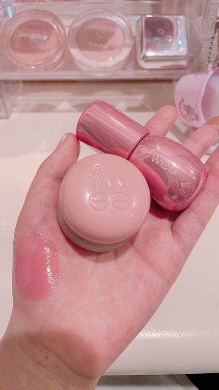 リップアンドチーク ブラーリープリンポット/fwee/口紅を使ったクチコミ(6枚目)