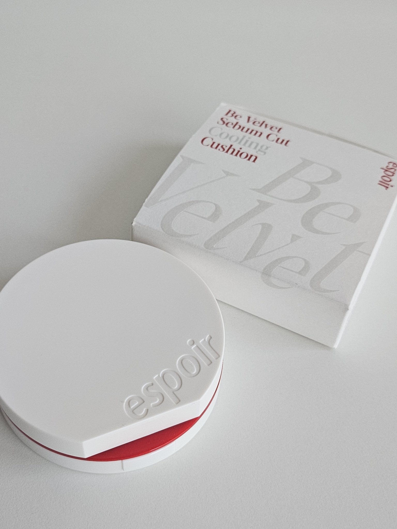 ビーベルベット セバムカットクッション/espoir/プレストパウダーを使ったクチコミ（1枚目）