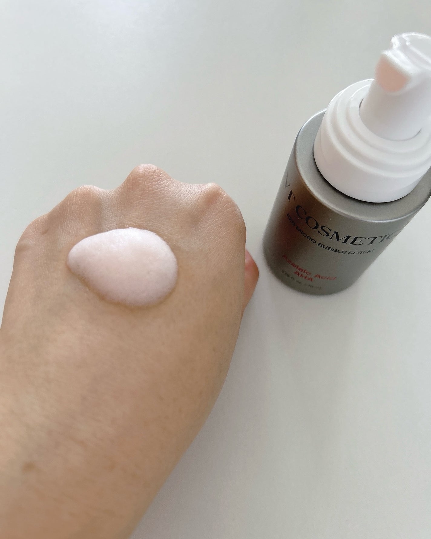 PDRN ヒアルロン酸 ミントマイクロバブルセラム/VT/美容液を使ったクチコミ(3枚目)