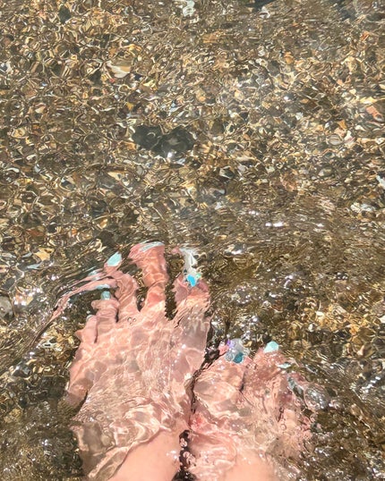 セミキュアジェルネイル(ペディキュア)/ohora/ネイルシールを使ったクチコミ(8枚目)