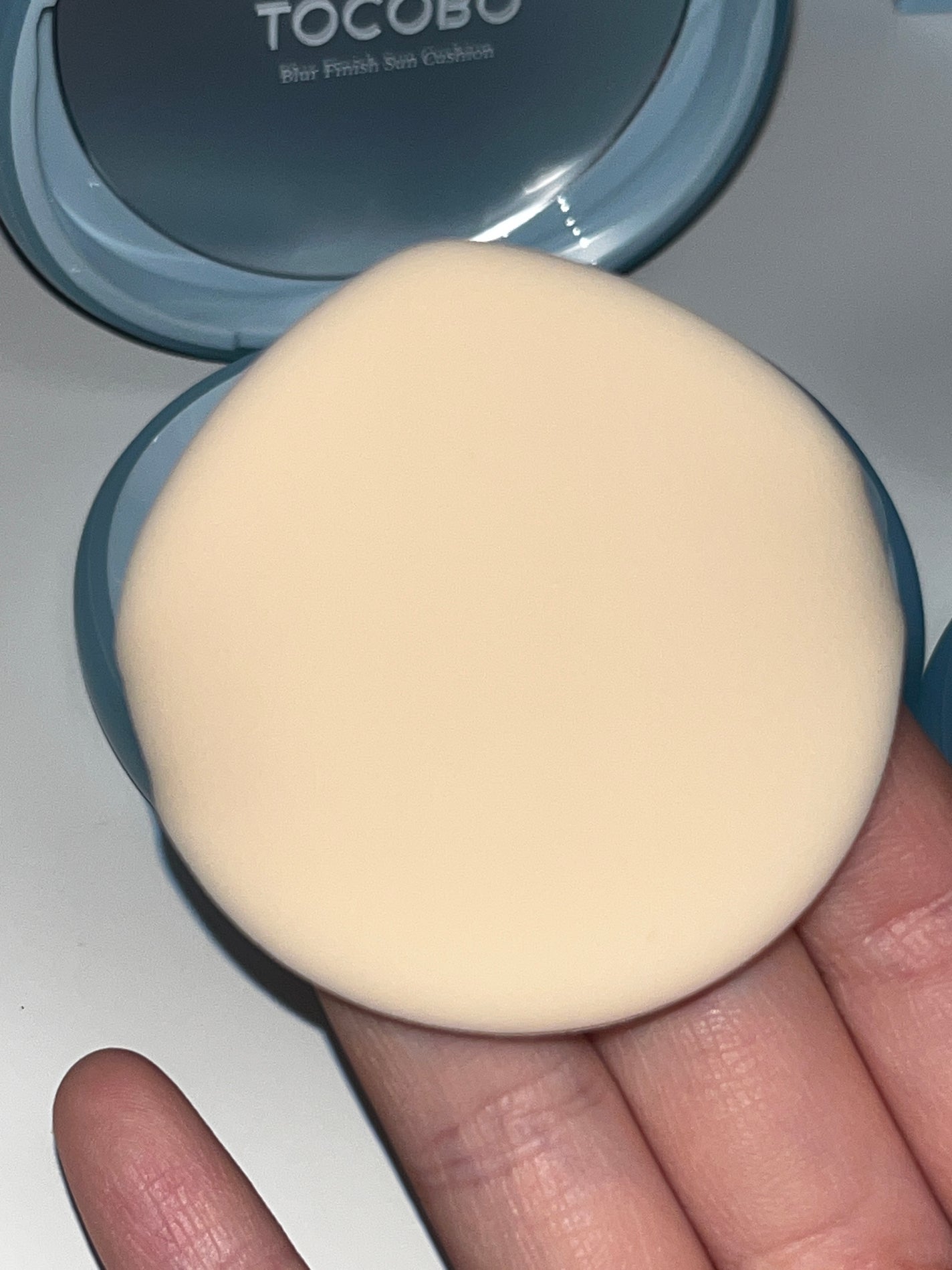 ブラーフィニッシュサンクッション/TOCOBO/日焼け止めパウダーを使ったクチコミ(5枚目)