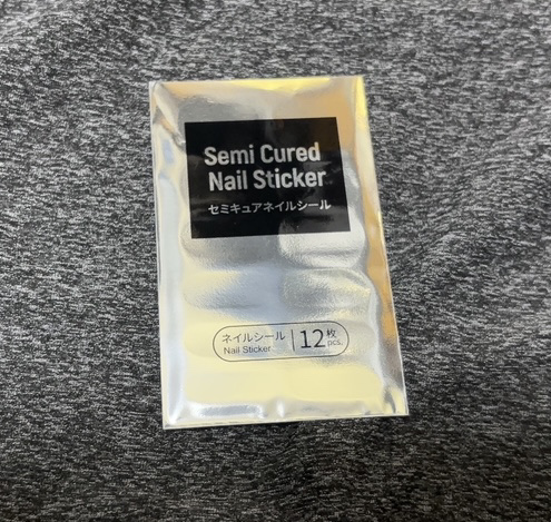 セミキュアネイルシール ハンド/DAISO/ネイルシールを使ったクチコミ（3枚目）