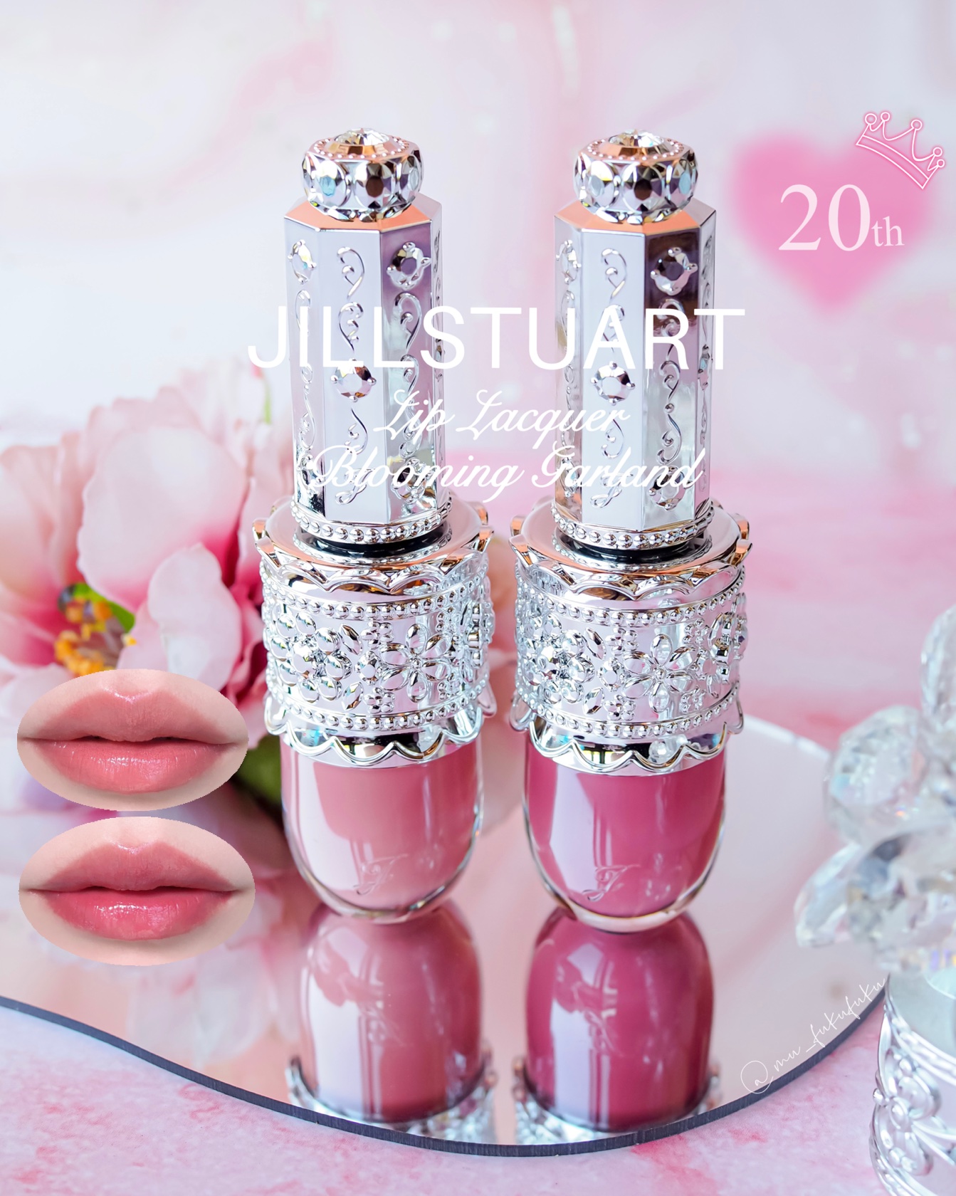 リップラッカー　ブルーミングガーランド/JILL STUART/口紅を使ったクチコミ（1枚目）