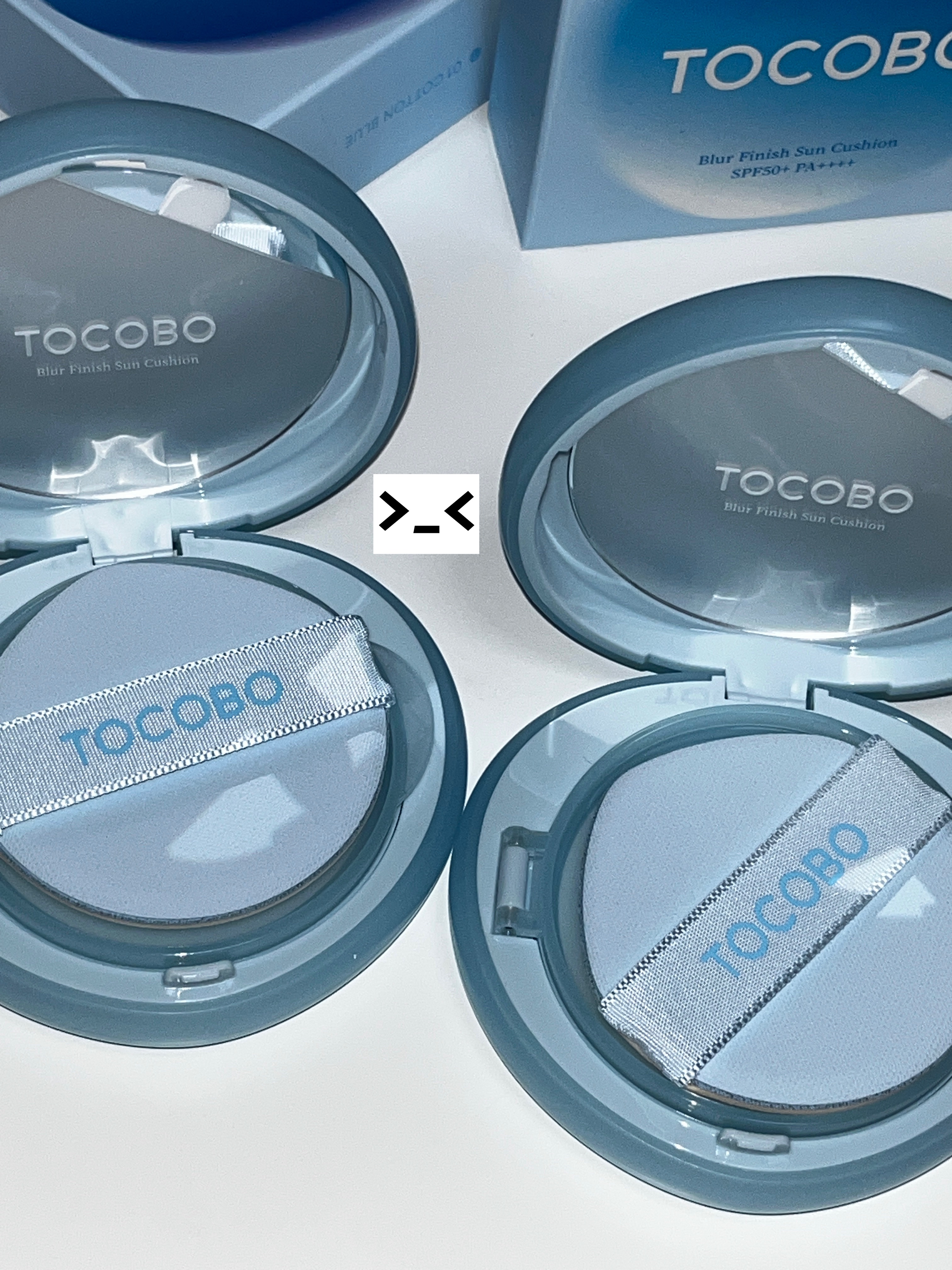 ブラーフィニッシュサンクッション/TOCOBO/日焼け止めパウダーを使ったクチコミ（2枚目）