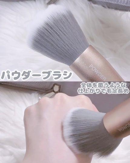 SIXPLUS メイクブラシ5本セット ハートペット/SIXPLUS/メイクブラシを使ったクチコミ(5枚目)