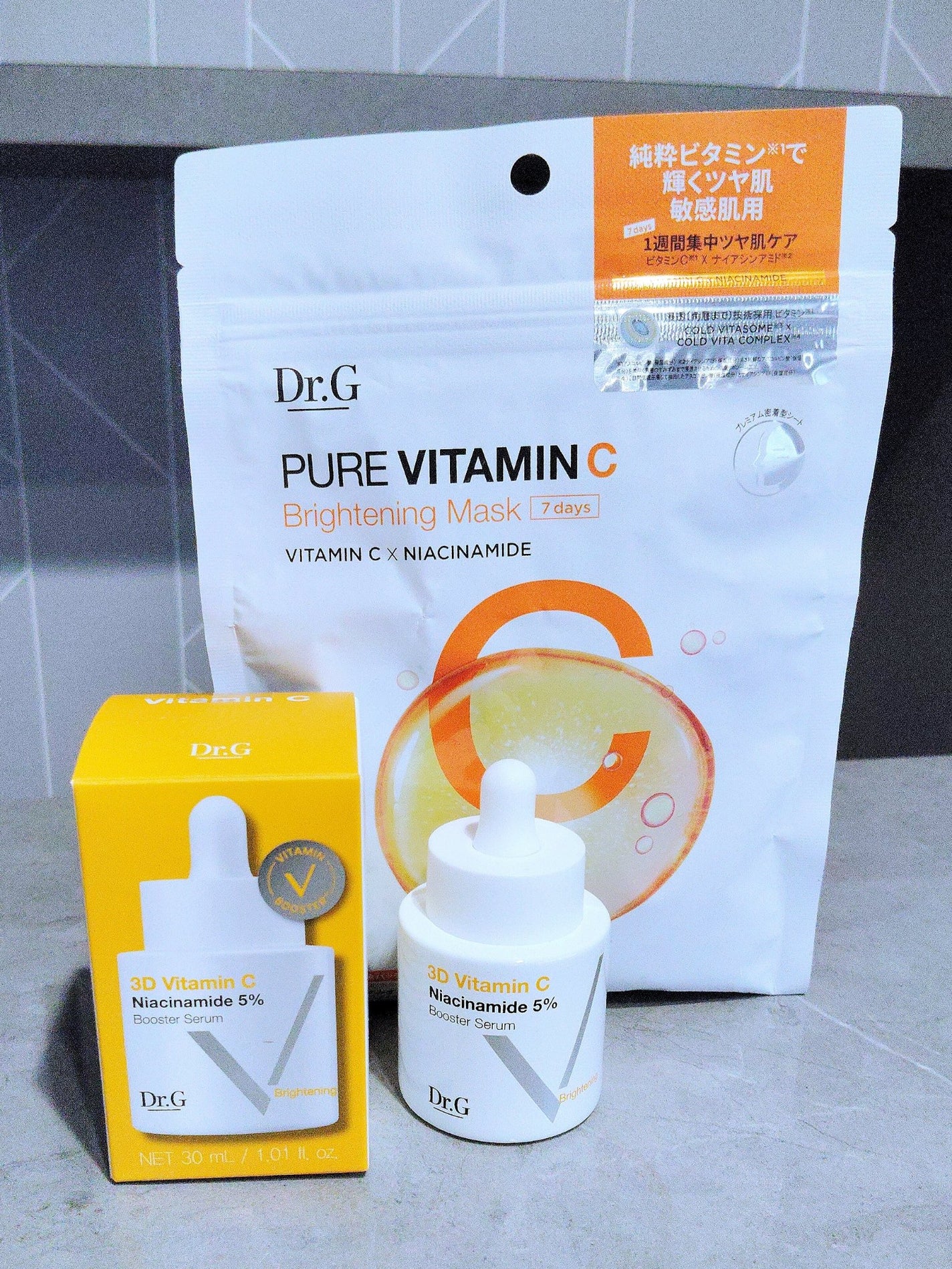 ドクタージー ピュア ビタミンC ブライトニングマスク/Dr.G/シートマスク・パックを使ったクチコミ(1枚目)