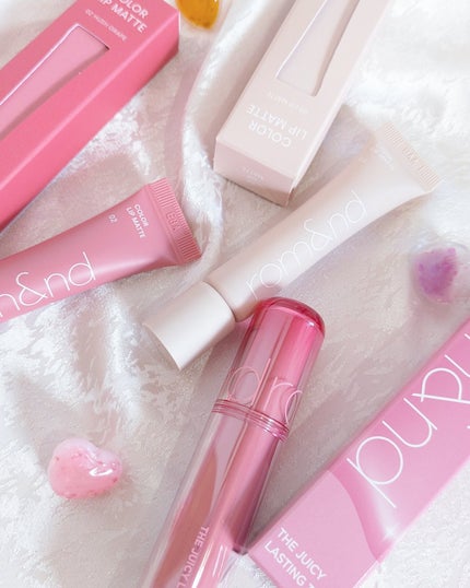 ザ ジューシーラスティングティント/rom&nd/リップティントを使ったクチコミ(5枚目)