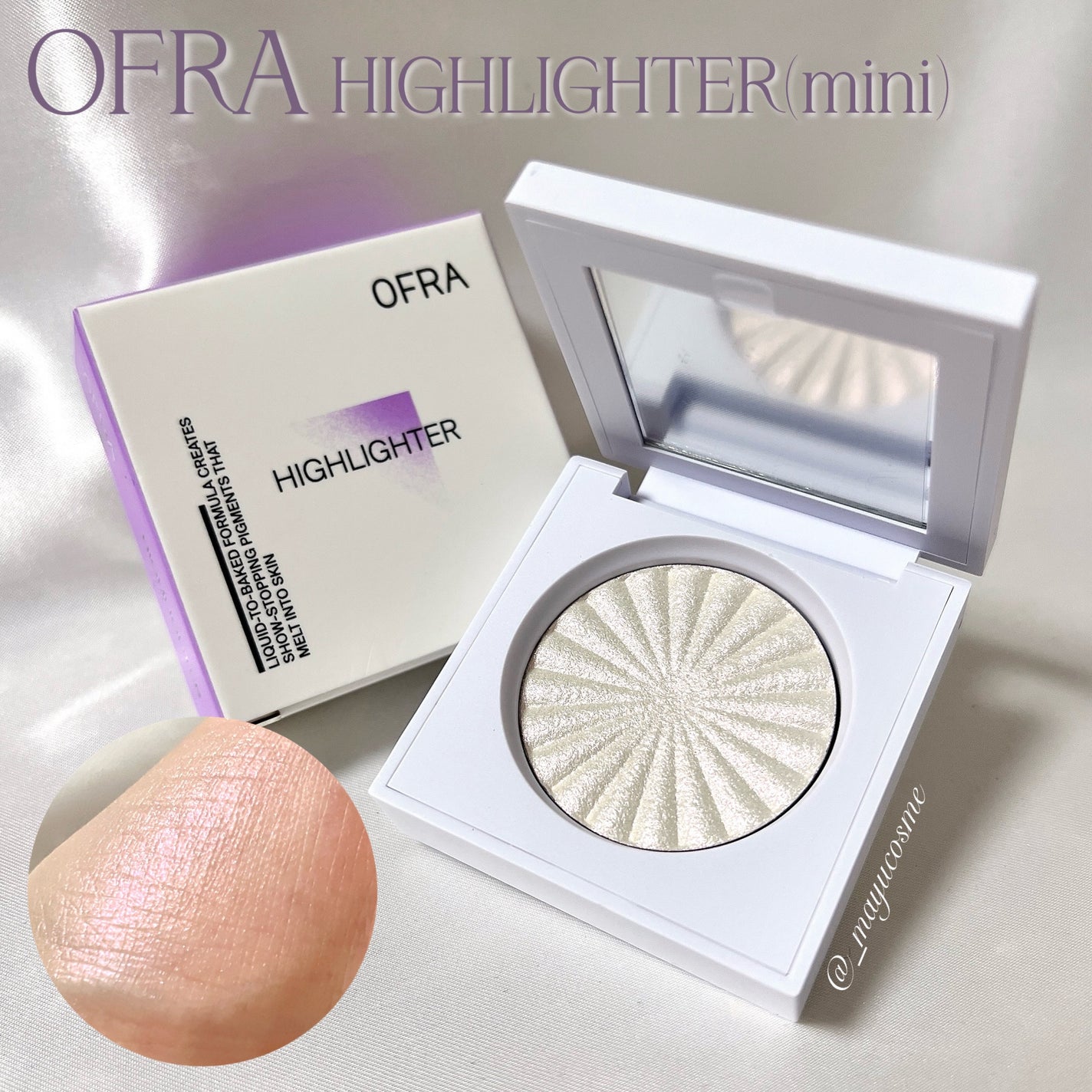 OFRA mini Highlighter/Ofra Cosmetics/パウダーハイライトを使ったクチコミ(1枚目)