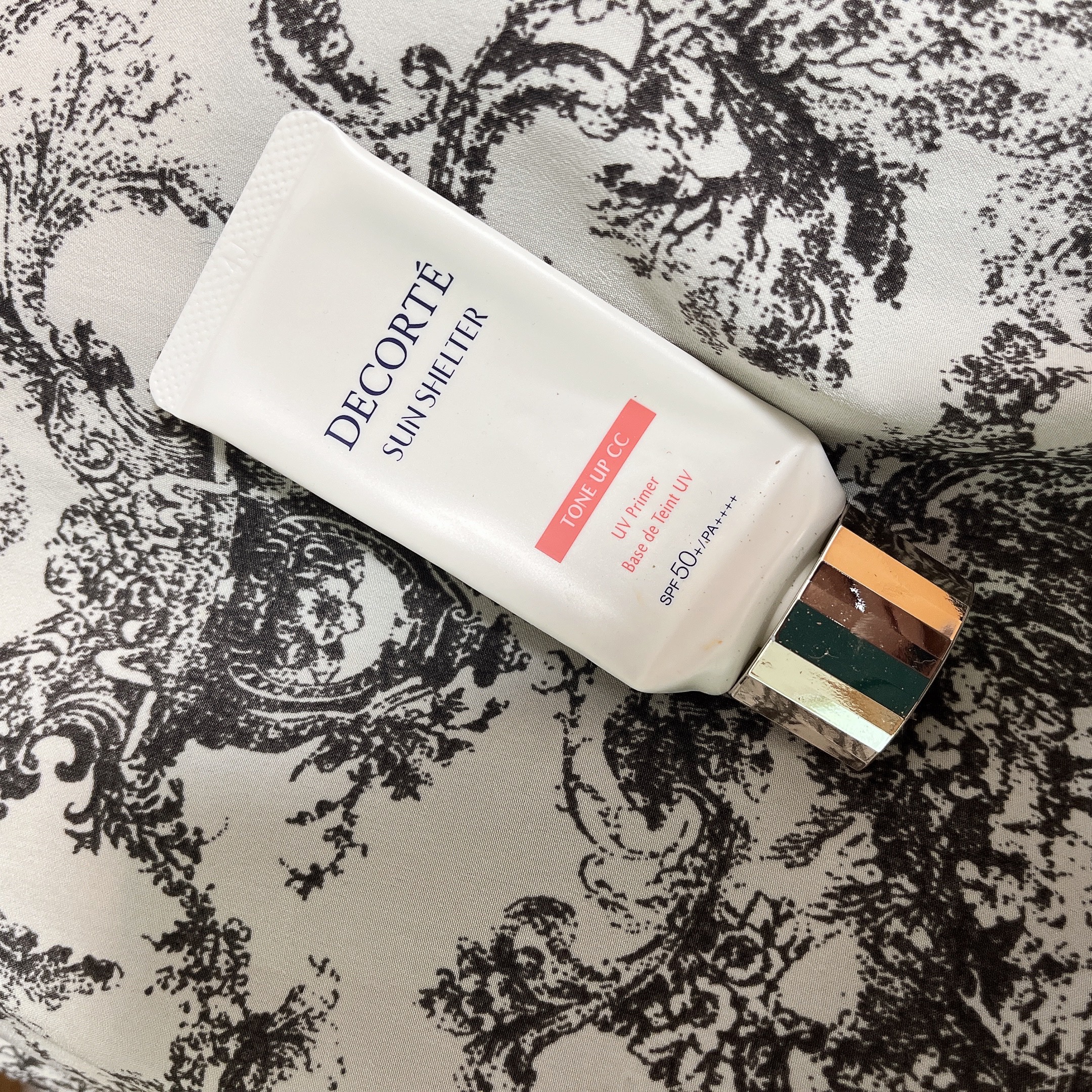 サンシェルター　マルチ プロテクション　トーンアップＣＣ/DECORTÉ/化粧下地を使ったクチコミ（3枚目）