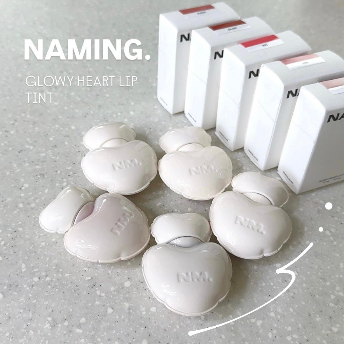 ネーミング グロウ ハートリップティント/NAMING./リップティントを使ったクチコミ(1枚目)