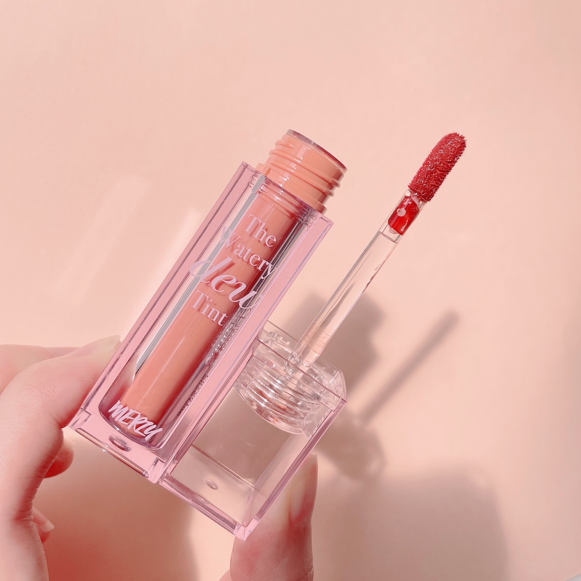 ザ ウォータリーデューティント WD6 クラッシュド パンプキン/MERZY/リップティントを使ったクチコミ（2枚目）