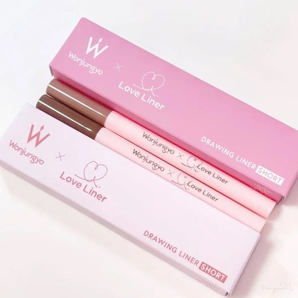 ウォンジョンヨ ドローイングライナー ショート 101 シアーブラウン/Wonjungyo/リキッドアイライナーを使ったクチコミ(1枚目)