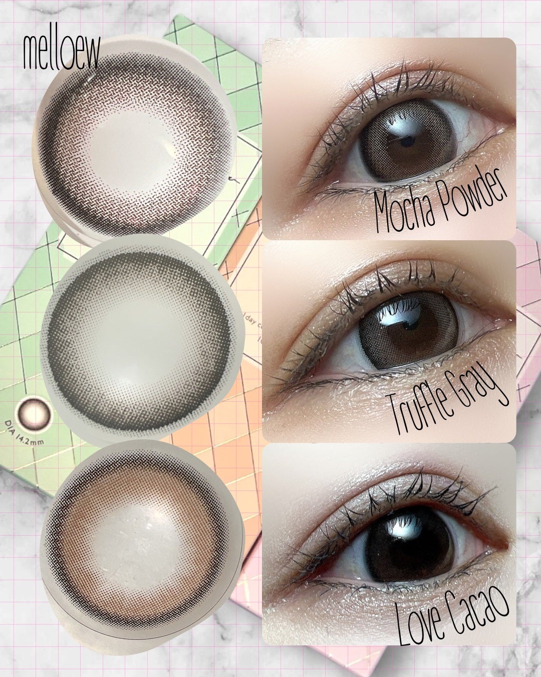 melloew 1day/melloew/ワンデー(1DAY)カラコンを使ったクチコミ(2枚目)