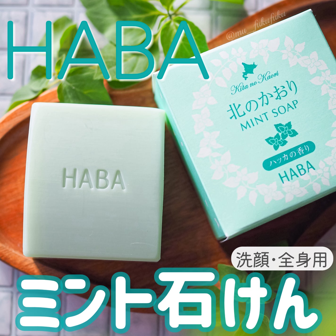 北のかおり ハッカ石けん/HABA/ボディ石鹸を使ったクチコミ(1枚目)