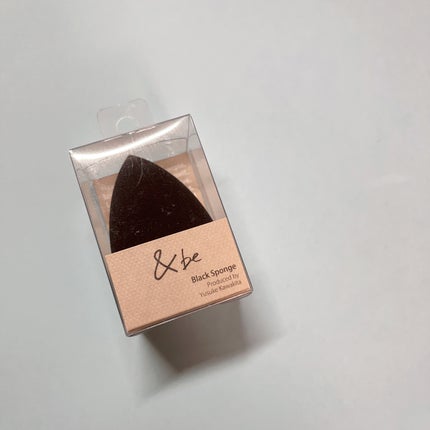 &be ブラックスポンジ/&be/パフ・スポンジを使ったクチコミ(1枚目)