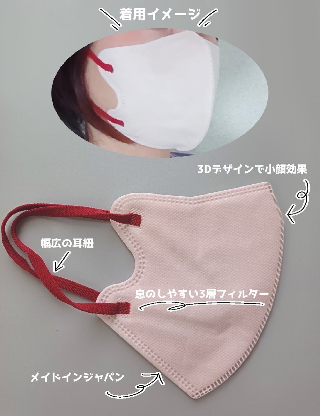 3Dマスク/TRAD JAPAN /マスクを使ったクチコミ(4枚目)