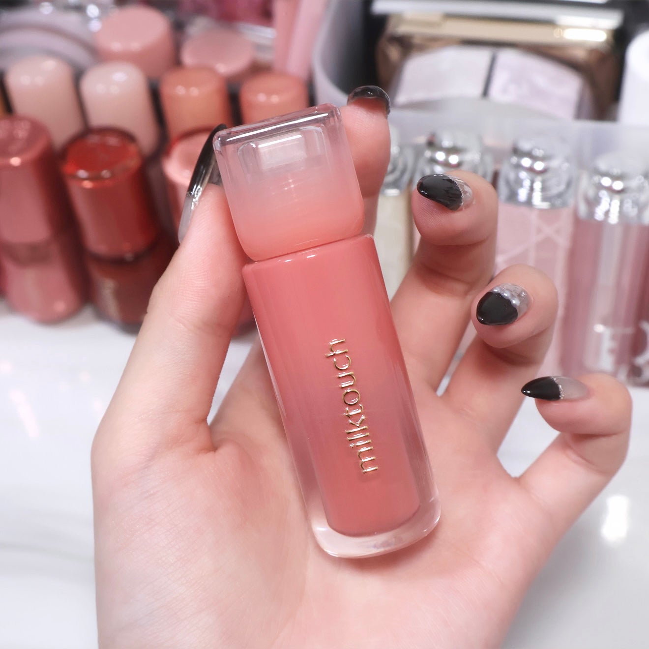 デューステインシアーリップグロス/Milk Touch/リップグロスを使ったクチコミ(1枚目)