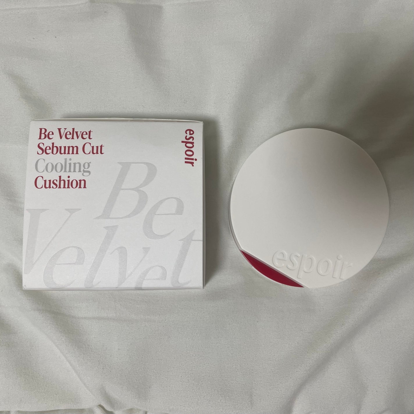 ビーベルベット セバムカットクッション/espoir/プレストパウダーを使ったクチコミ(2枚目)
