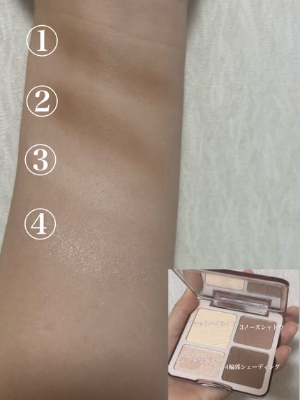 JUDYDOLL メリハリマスターパレット/JUDYDOLL/パウダーハイライトを使ったクチコミ(4枚目)