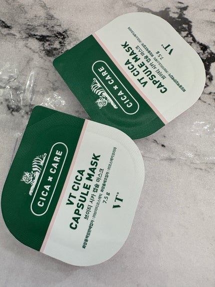 CICA カプセルマスク/VT/洗い流すパック・マスクを使ったクチコミ(1枚目)