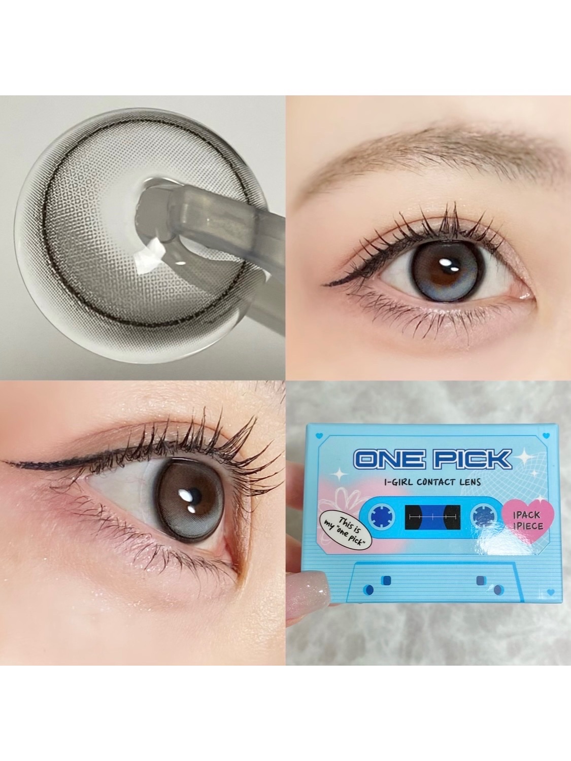 I-GIRL ONE PICK/蜜のレンズ/１ヶ月（１MONTH）カラコンを使ったクチコミ（1枚目）