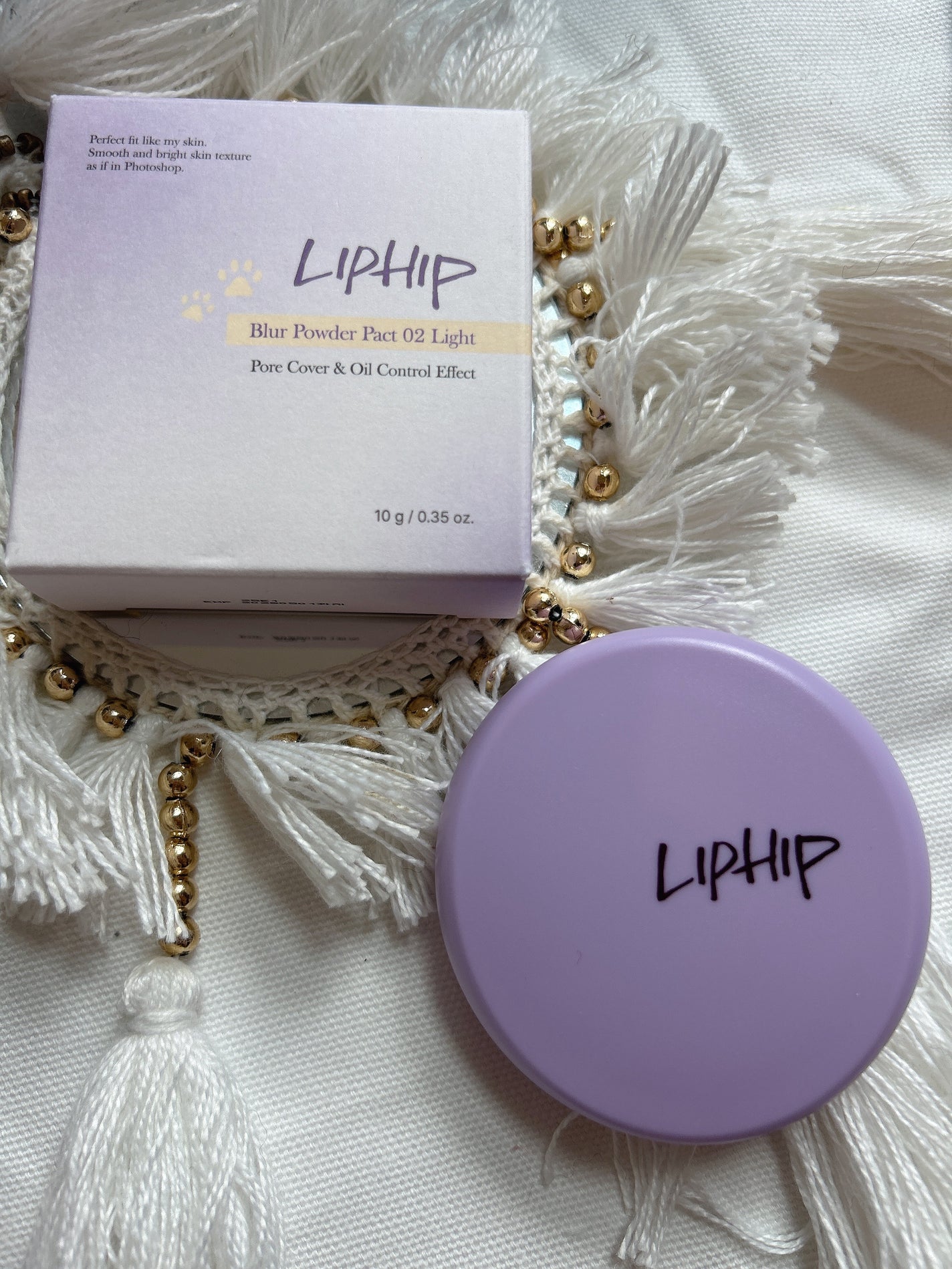 ブラーパウダーパクト/LIPHIP(リップヒップ)/プレストパウダーを使ったクチコミ(1枚目)