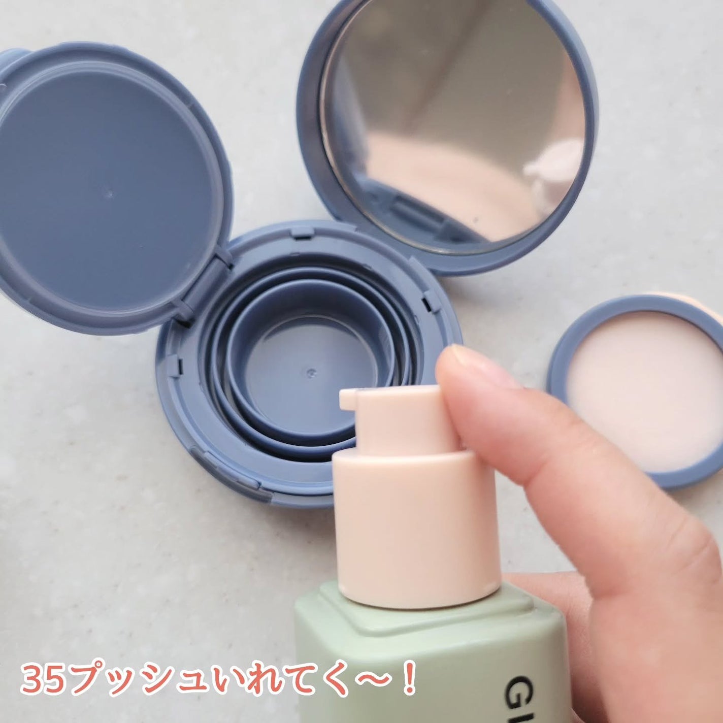 ジヴェルニー 密着カバーファンデーション/GIVERNY/リキッドファンデーションを使ったクチコミ(3枚目)