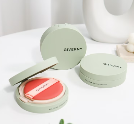 ジヴェルニー 密着カバークッション/GIVERNY/クッションファンデーションを使ったクチコミ(1枚目)