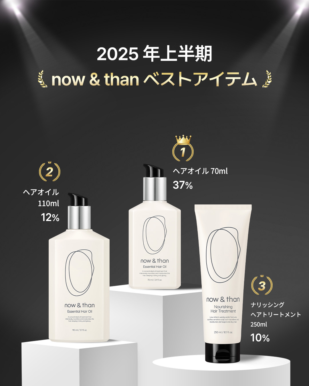 ディープリペアヘアミルク/now & than（ナウアンドダン）/ヘアミルクを使ったクチコミ（2枚目）