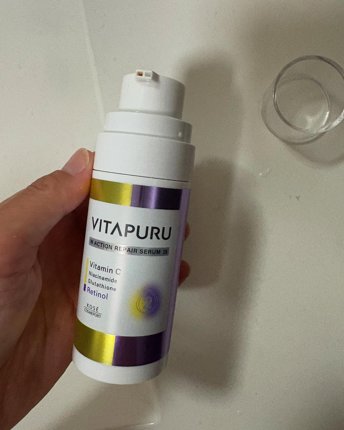 ビタプル ダブルアクション リペアセラム 15/VITAPURU/美容液を使ったクチコミ（2枚目）