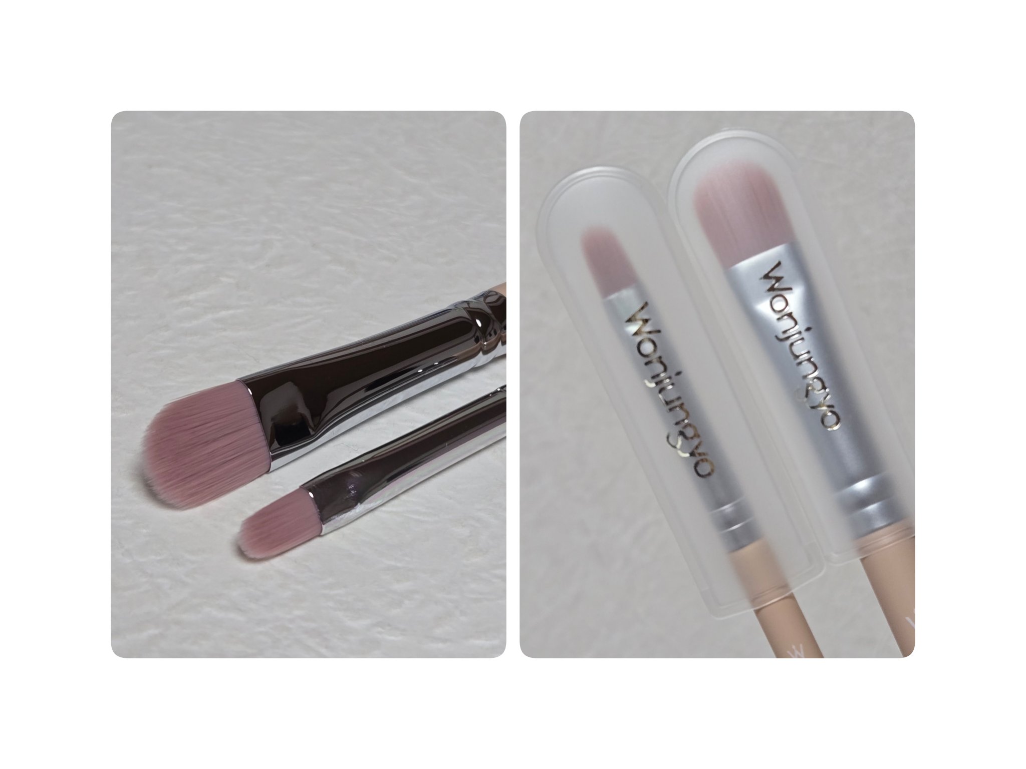 ウォンジョンヨ アーティストタッチブラシ #02/Wonjungyo/メイクブラシを使ったクチコミ（2枚目）