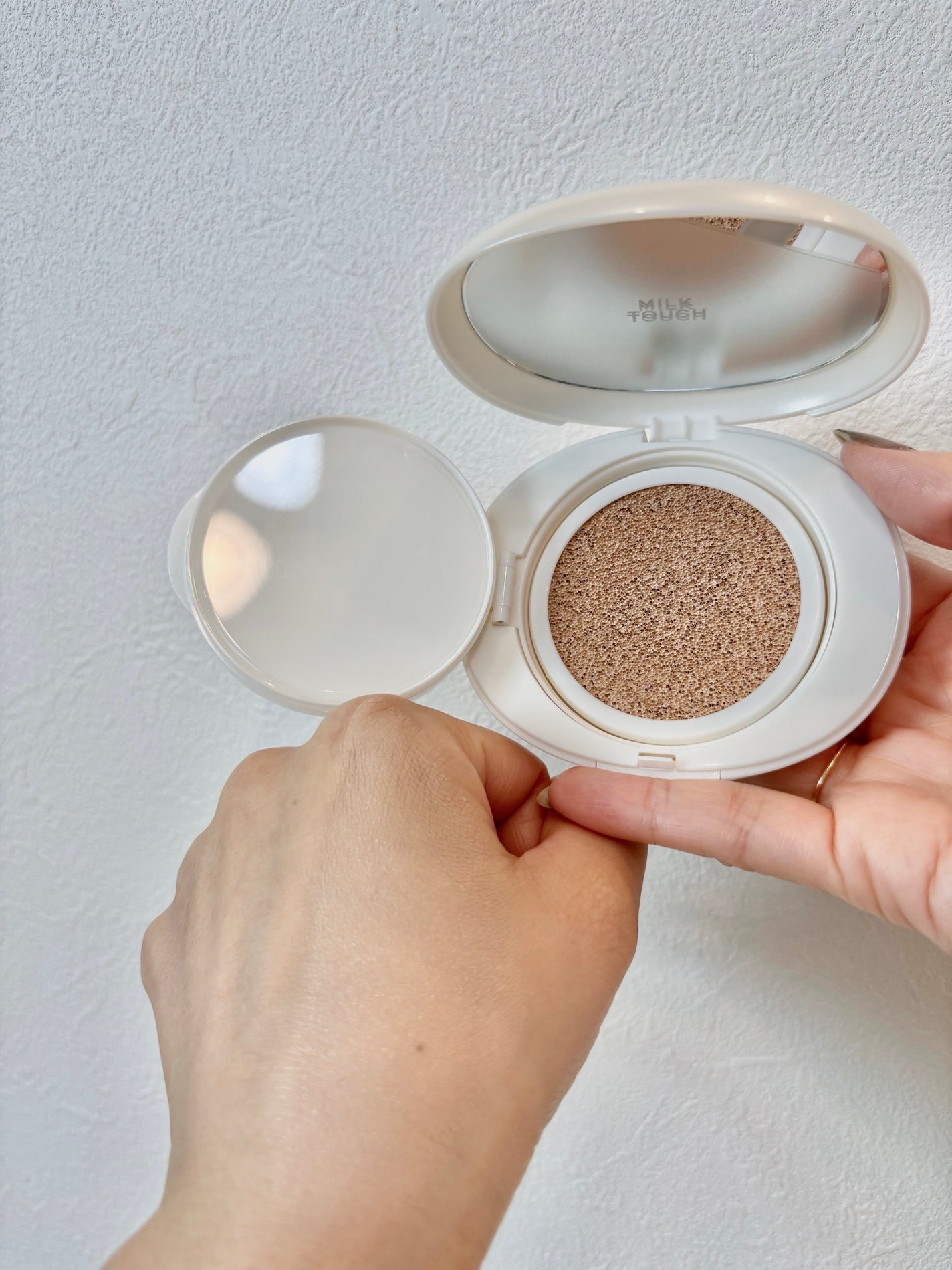 オールデイスキンフィットミルキーグロウクッション/Milk Touch/クッションファンデーションを使ったクチコミ(6枚目)