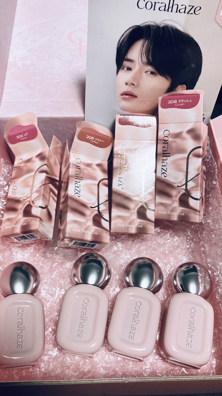 デュー ドロップ ティント/Coralhaze/リップティントを使ったクチコミ（1枚目）