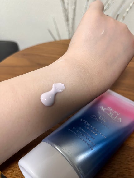 スキンアクア トーンアップUVエッセンス/スキンアクア/日焼け止めクリームを使ったクチコミ(2枚目)