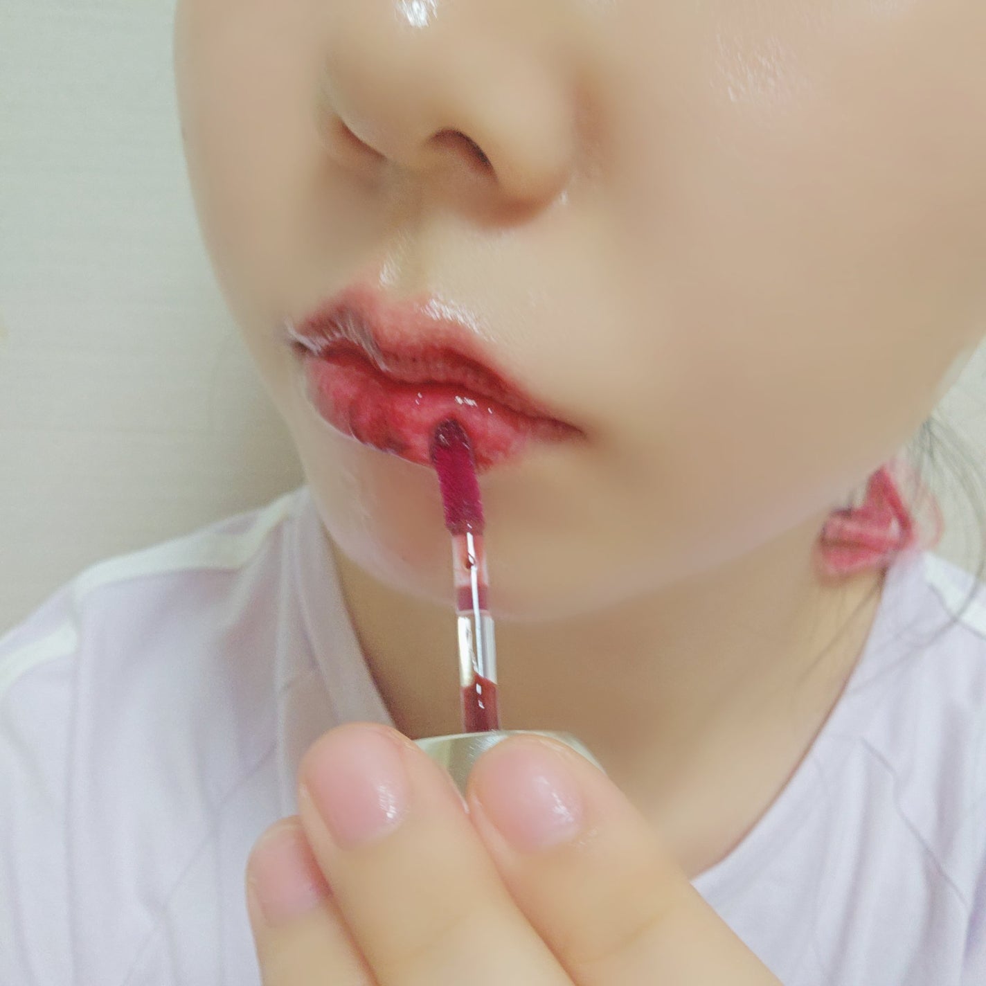 デュー ドロップ ティント/Coralhaze/リップティントを使ったクチコミ(6枚目)