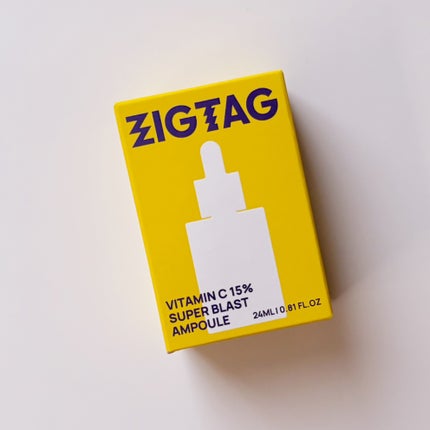 ビタミンC15%スーパーブラストアンプル/ZIGTAG/美容液を使ったクチコミ(2枚目)