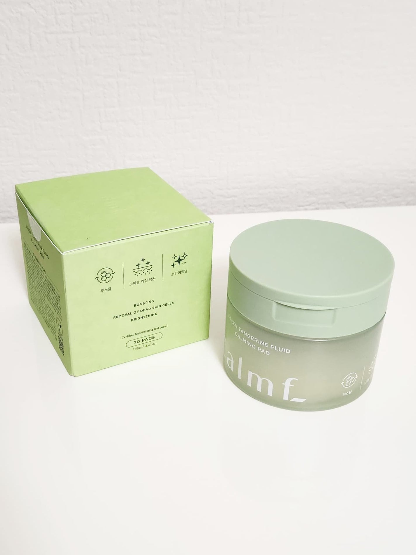 グリーンタンジェリン フルイド カーミングパッド/Calmf_/トナーパッドを使ったクチコミ(2枚目)