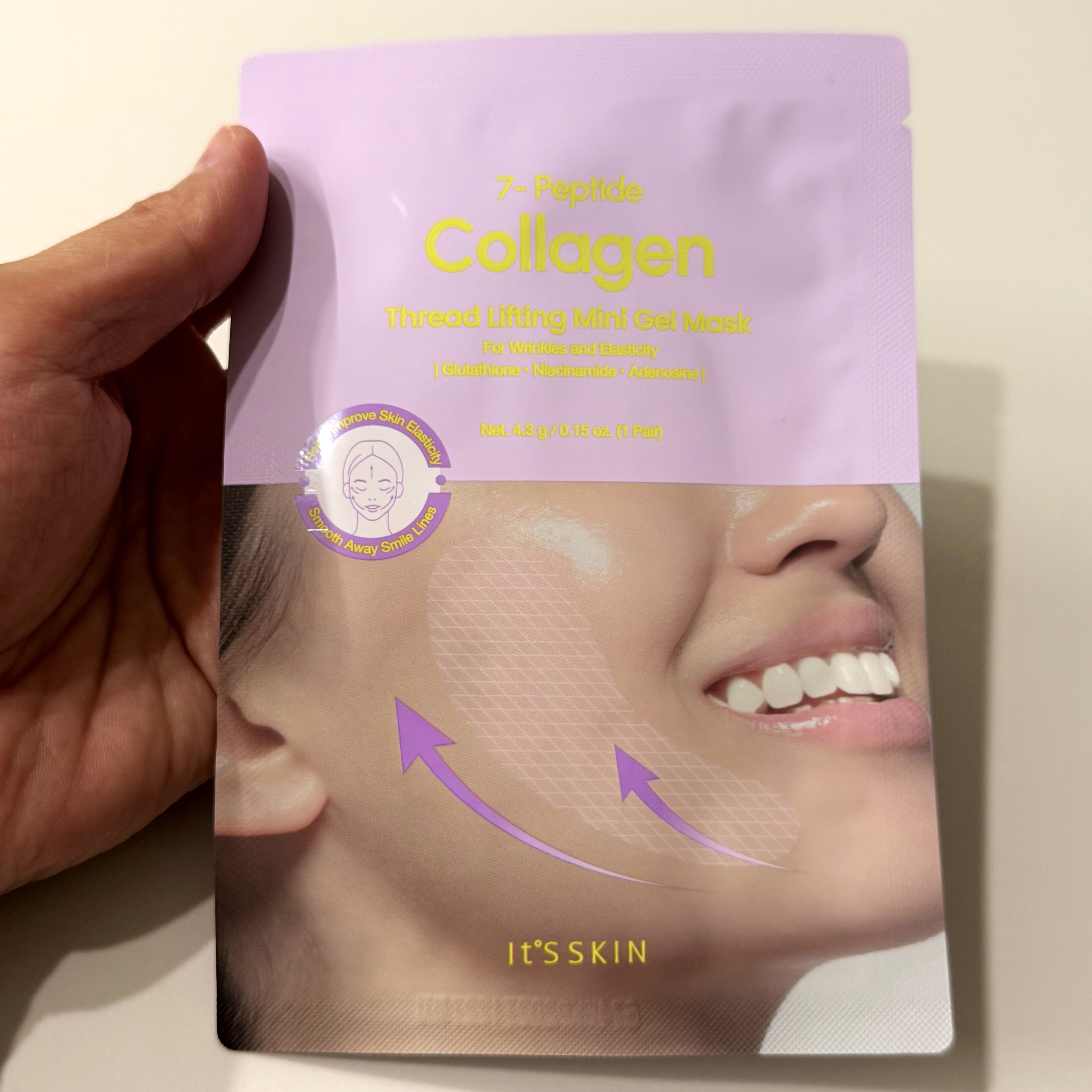 7-ペプチド コラーゲン 糸リフト ミニ ジェルマスク/It's skin/シートマスク・パックを使ったクチコミ（2枚目）