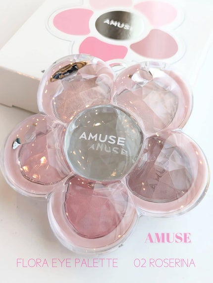 フローラアイパレット/AMUSE/アイシャドウを使ったクチコミ(2枚目)