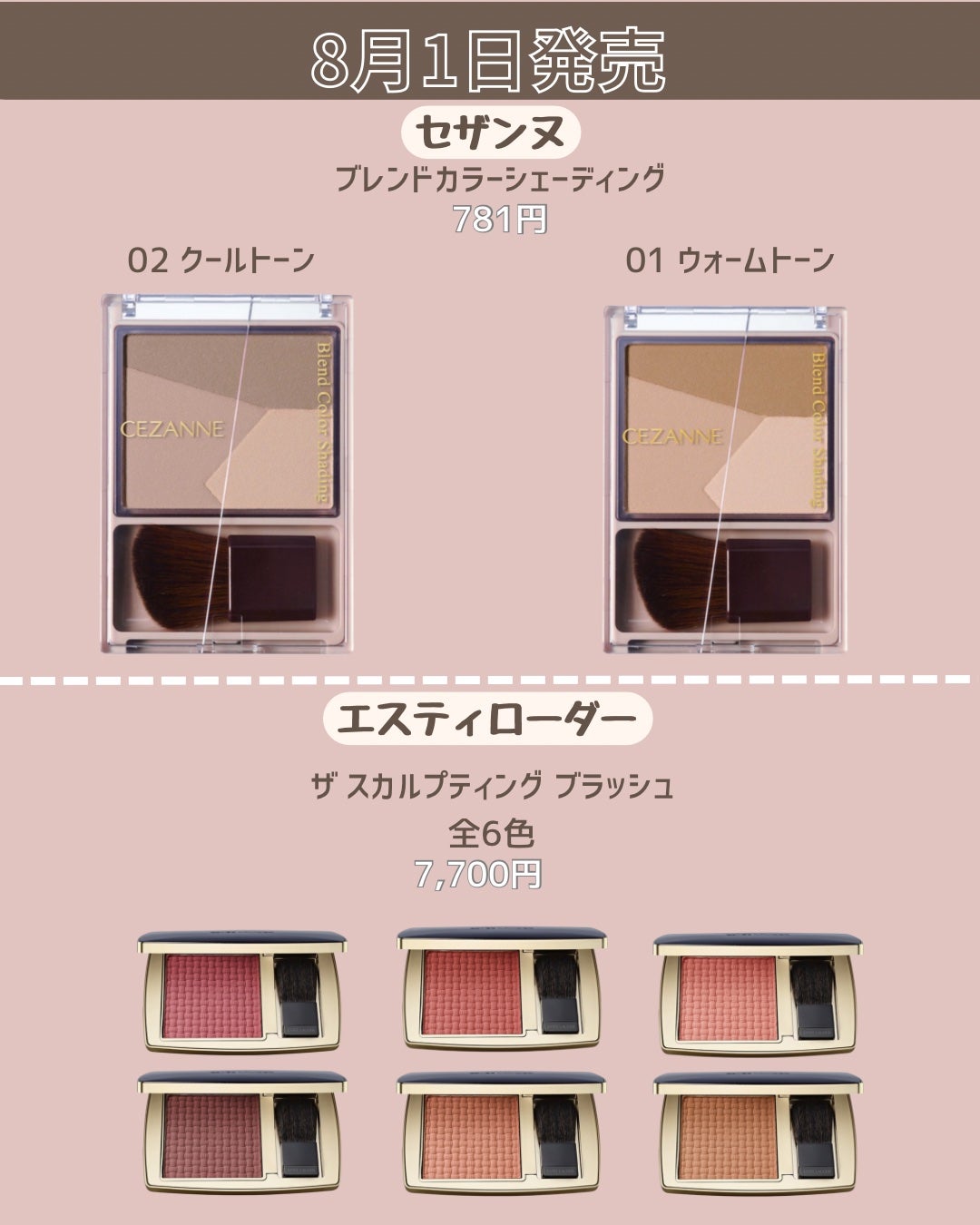 みん on LIPS 「\8月前半の新作コスメまとめ🗓💄/この夏も見逃せないアイテムが..」(3枚目)