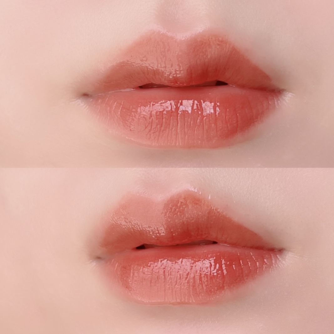 ザ ウォータリーデューティント WD6 クラッシュド パンプキン/MERZY/リップティントを使ったクチコミ（3枚目）