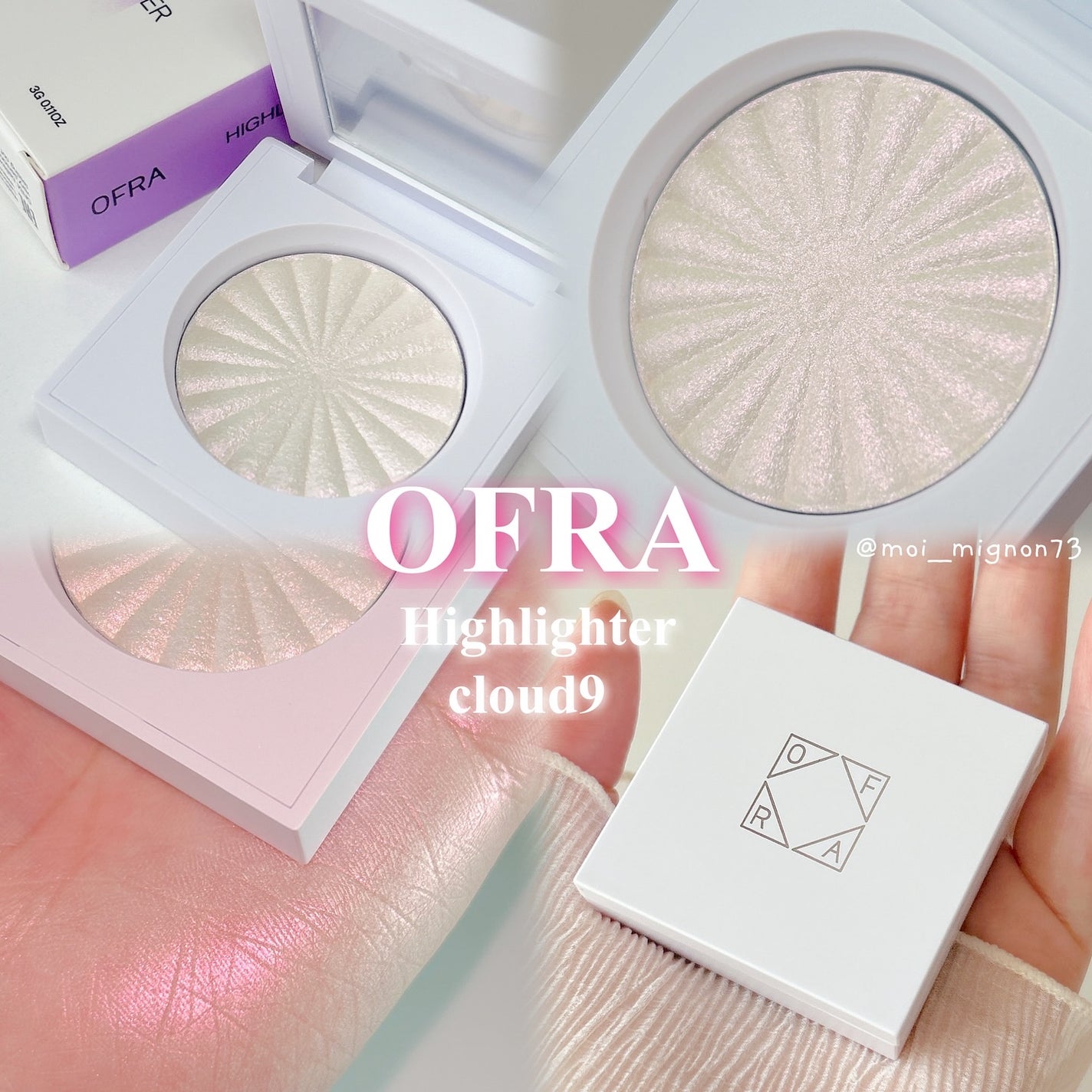 OFRA mini Highlighter/Ofra Cosmetics/パウダーハイライトを使ったクチコミ(1枚目)