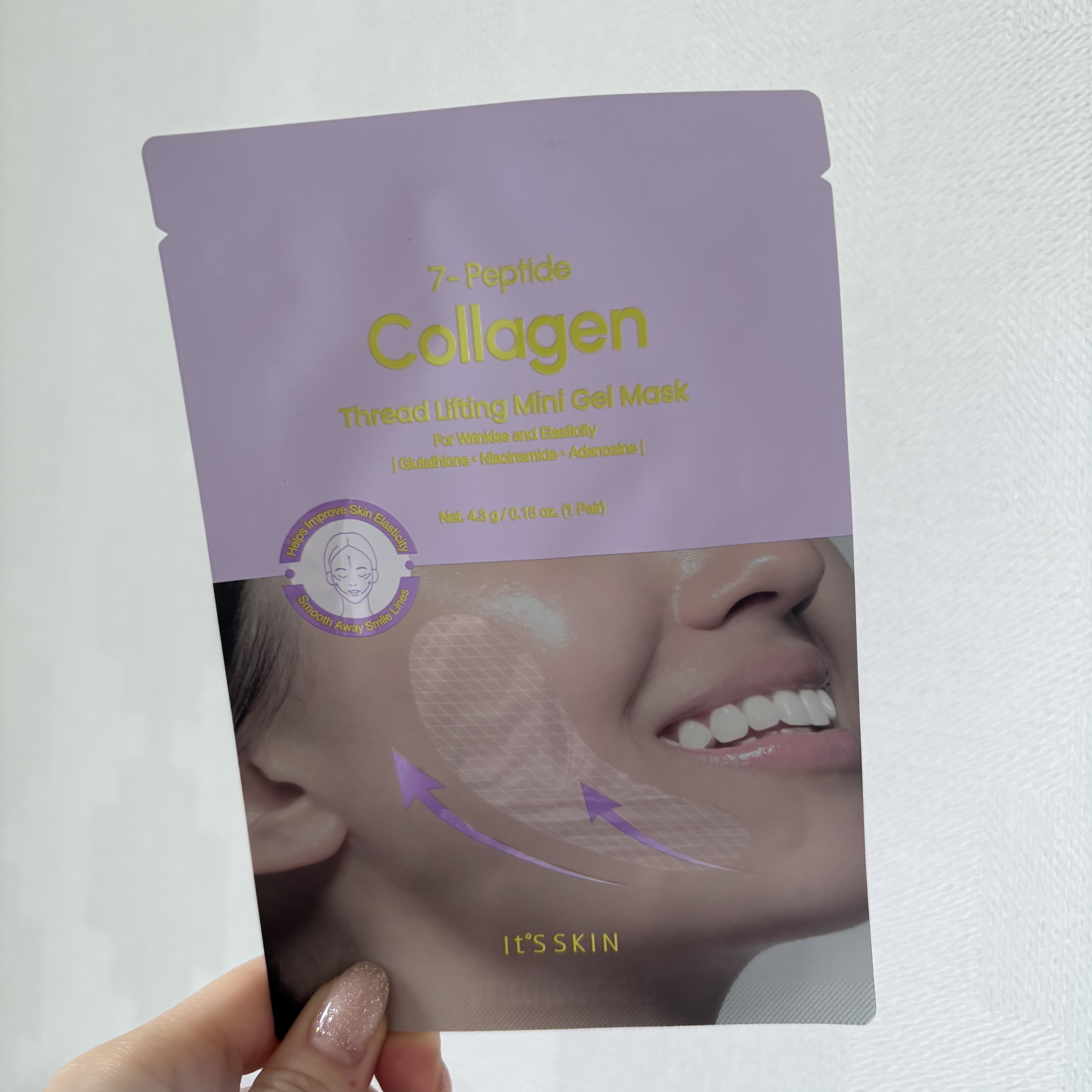 7-ペプチド コラーゲン 糸リフト ミニ ジェルマスク/It's skin/シートマスク・パックを使ったクチコミ（1枚目）