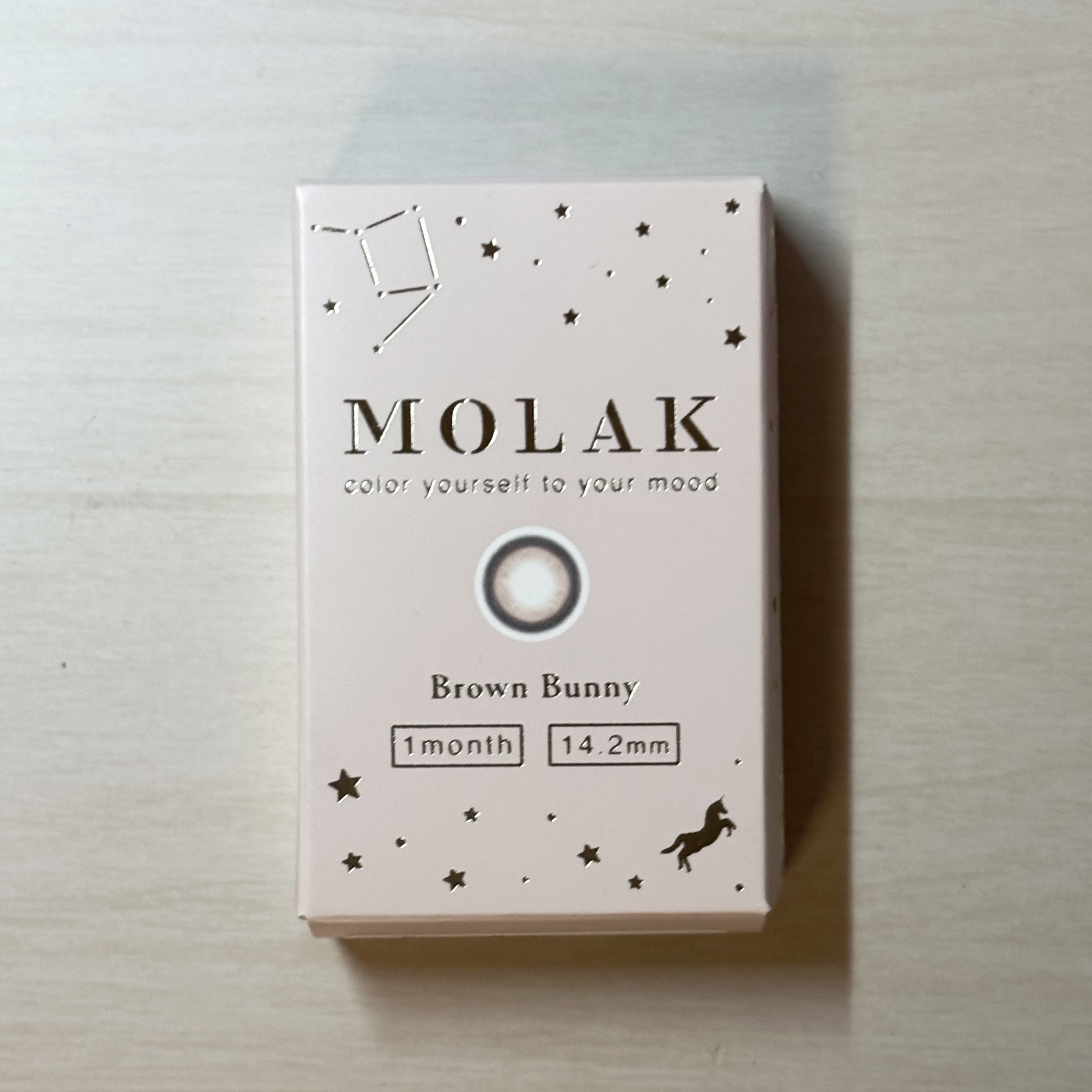 MOLAK 1month ブラウンバニー/MOLAK/１ヶ月（１MONTH）カラコンを使ったクチコミ（1枚目）